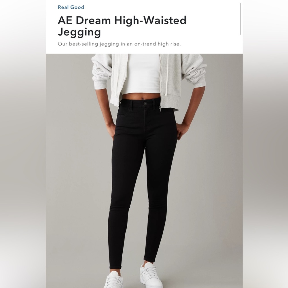 AE Dream High-Waisted Jegging
Our best-selling jegging in an on-trend high rise.